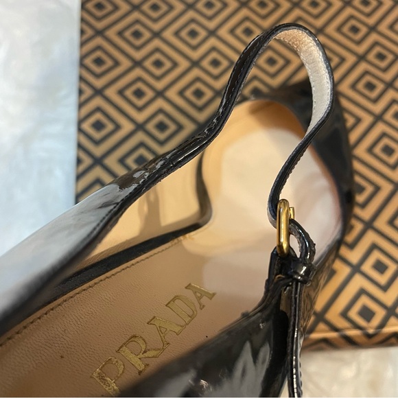 Prada Black Patent Leather Heel - Picture 7 of 11